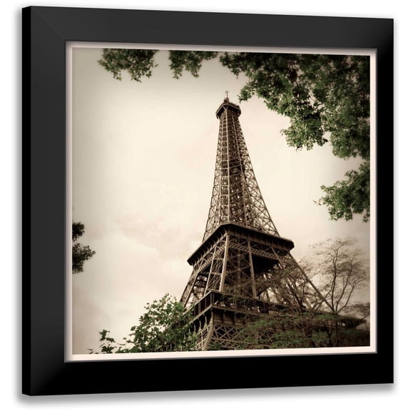 Navas, Emily 12x12 Black Modern Framed Museum Art Print Titled - Last Day in Paris I