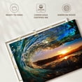 thumbnail image 6 of Elephant Stock Ocean Wave Wall Art - Horizontal Canvas Wall Art - Living Room Wall Decor - Beach Canvas - Teal And Blue Decor - 39" x 26", 6 of 8