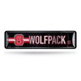 thumbnail image 1 of Rico Industries Ncaa N.Carolina State Wolfpack Home D?Cor Letrero De Metal Para La Calle (4 X 15 Pulgadas)  Ideal Para El Hogar, Oficina, Dormitorio Y Cueva Del Hombre  Hecho, 1 of 5