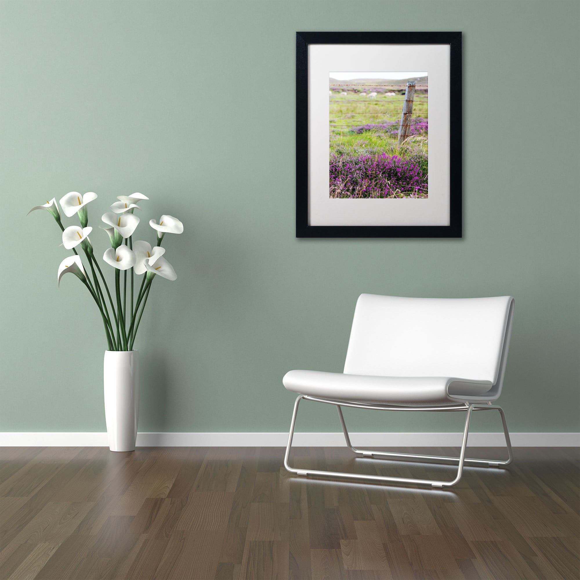 Trademark Fine Art "Symbol" Canvas Art by Philippe Sainte-Laudy, White Matte, Black Frame