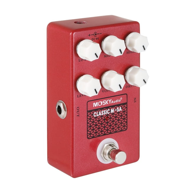 Graflsoa Pédale de Simulateur de Haut-Parleur MOSKYaudio pour Guitare/basse - Émulation de Ton de Cabinet MESA-CALIFORNIA avec Commandes EQ, Commande et Réglages Vocals - Série M-SA Classique