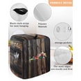 thumbnail image 3 of Black Brown Plank Stand Mixer Dust Cover with Storage Pocket & Handles, Vintage Chic Wooden Grain Fits All Tilt Head & Bowl Lift Kitchen Appliance Cover Organizer Bag Accessories, 4.5-5 Quart, 3 of 6