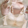 thumbnail image 7 of NIEWTR Front Closure Bras for Women No Underwire Wireless Bra Plus Size Padded Breathable Full Coverage Everyday Bra Bralette(Light Purple,38C), 7 of 7