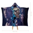 thumbnail image 2 of Goosebumps Hooded Blanket Poncho Wearable Blanket Hoodie Cozy Soft Warm Flannel Fleece Throw Blanket for Women Men Boys Girls, 2 of 7