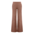 thumbnail image 5 of Womens Pants Summer Lightweight Low Waist Flared Jeans Casual Sports Solid Coffee M, 5 of 5