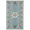 thumbnail image 1 of Unique Loom Tapis Design Narenj Médaillon 3' x 5' Rectangle Bleu/tan, 1 of 1