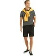 thumbnail image 2 of Nautica Men's Crewneck Deck T-Shirt, White with Black Stripes, XX-Large, 2 of 4