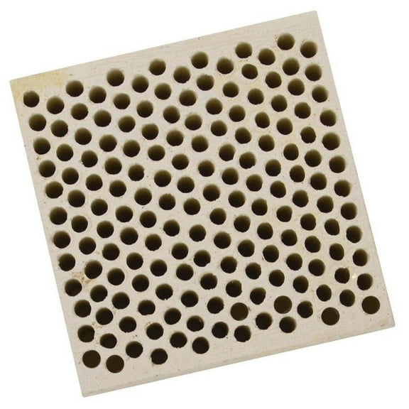 Honeycomb Ceramic Block Square with 168 Holes (2 mm Diameter) 40 mm x 40 mm x 15 mm Jewelry Soldering Tool - SOLD-0061