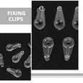 thumbnail image 3 of DEEPCRAFF 50Pcs Clear Glass Clips for Cabinet Doors and Mirrors with Reliable Secure Hold, 3 of 8