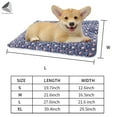 PULLIMORE Warm Soft Pet Dog Bed with Cute Prints, Reversible Fleece