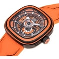thumbnail image 2 of SevenFriday PS3-03 Men's PS Series CCO Orange Rubber Strap Watch, 2 of 3