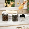 thumbnail image 4 of Yayeee 2 Pack Qtip Holder Bathroom Cotton Swab Canister with Lid Clear Dispenser Set, Christmas Bows, 4 of 6
