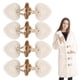 thumbnail image 5 of Qarigey 4 Uds. Abrigos pequeños de piel sintética con botones, botones para chaquetas, artesanía fina versátil y elegante Accesorios de disfraces, 5 of 6