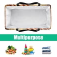 thumbnail image 5 of Labour Day Large Capacity Reusable Foldable Oxford Cloth Storage Basket: Tote Bag, Laundry Organizer, and Storage Box, 5 of 7