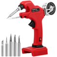 thumbnail image 2 of EIMELI Soldering Iron Kit 30W 18-24V 200-480℃ Adjustable Temperature Cordless Solder Iron Quick Heating Battery Powered Welding Tool for Circuit Board Computer Electronic Repair, 2 of 11