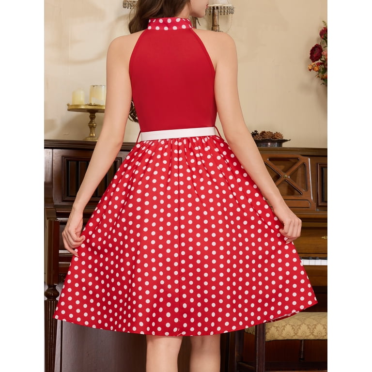 red 1950s swing dress Be Mine 1950's Sweet Cherry Swing Dress by Stop Staring! Italy Direct