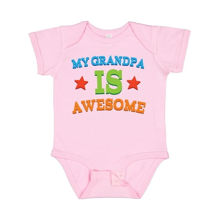 

Inktastic Grandpa is Awesome Gift Baby Boy or Baby Girl Bodysuit