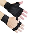 thumbnail image 2 of Guantes de medio dedo YUNYI BRAND con muñequeras para Fitness ciclismo levantamiento XL, 2 of 8