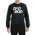 thumbnail image 2 of Wild Bobby, Funny Dad Bod Logo, Pop Culture, Unisex Crewneck Graphic Sweatshirt, Black, 4X-Large, 2 of 4