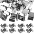 thumbnail image 3 of SHISUYAN 25 Pcs Glazing Clips Greenhouse Z Clips Stainless Steel Fixing Clips Metal Holding Clips, 3 of 8