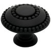 Brainerd & Liberty Hardware 272179 1.375 in. Double Beaded Round Cabinet Knob, Matte Black