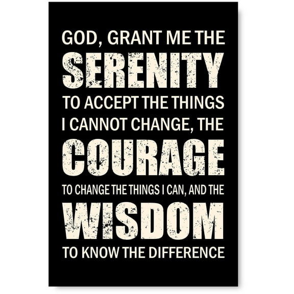 Awkward Styles God Grant Me Inspirational Quotes 11" x 17" Framed Poster