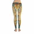 thumbnail image 4 of SUNENAT Vintage African Map World Map Women's Capri Leggings Stretchy Skinny Yoga Pants XXXL, 4 of 4