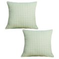 thumbnail image 1 of JilgTeok 4 Packs 2pcs Little Dotted Ice Silk Pillowcase Set Cooling Square Pillow Covers for Bed & Sofa, Soft Polyester, Removable & Washable, Dorm Essentials 45x45cm, 1 of 7