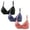 Black, variant on hotojiny 3PC Wireless Bras for Women No Underwire Push Up Breathable Bralette V Neck Full Coverage Comfort Everyday Bra
