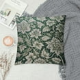 thumbnail image 2 of JRXY Spring Sage Green Pillow Covers Vintage Floral Rustic Old Style Cute Flower Print Decorative Outdoor Pillowcases Seasonal Farmhouse Throw Cushion Case Decor for Couch Sofa Bed 18x18in, 2 of 5
