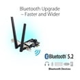 thumbnail image 4 of Adaptador WiFi ASUS PCE-AX1800 WiFi 6 Bluetooth 5.2 1800 Mbps, 4 of 6