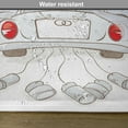 thumbnail image 6 of Ambesonne White Place Mats Set of 4, Retro Married Couple Car, Standard Size, Grey Red White, 6 of 6