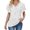 White, variant on Womens Business Tops Lace Collar Flutter Sleeve Loose Fit Basic Plus Size Womens Clothing,White,XL