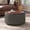 Gray, variant on Christopher Knight Home 30" Round Storage Ottoman with Wheels, Removable Wood Lid, Brown