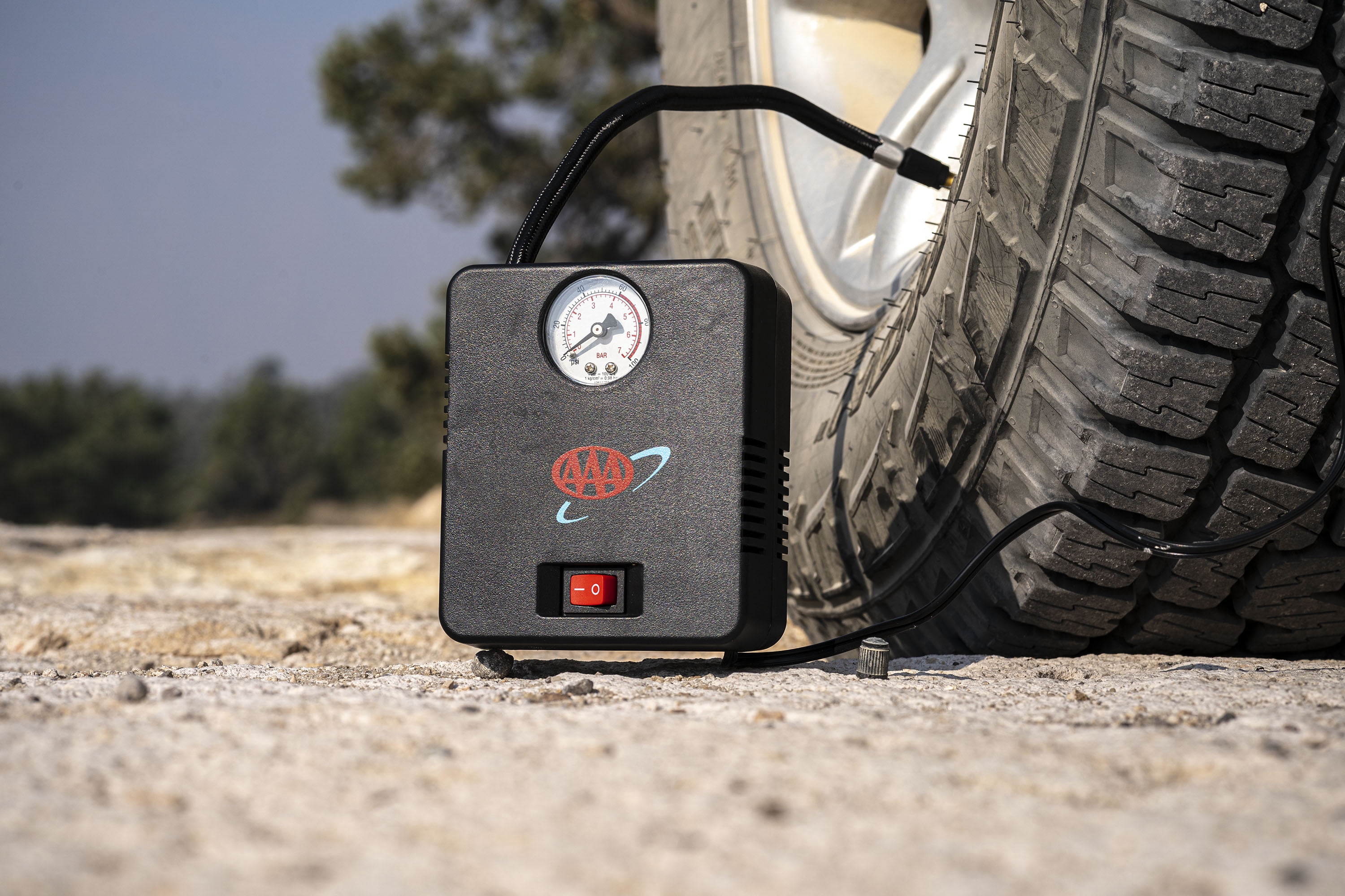 AAA Mini Air Inflator DC with Pressure Gauge 12V