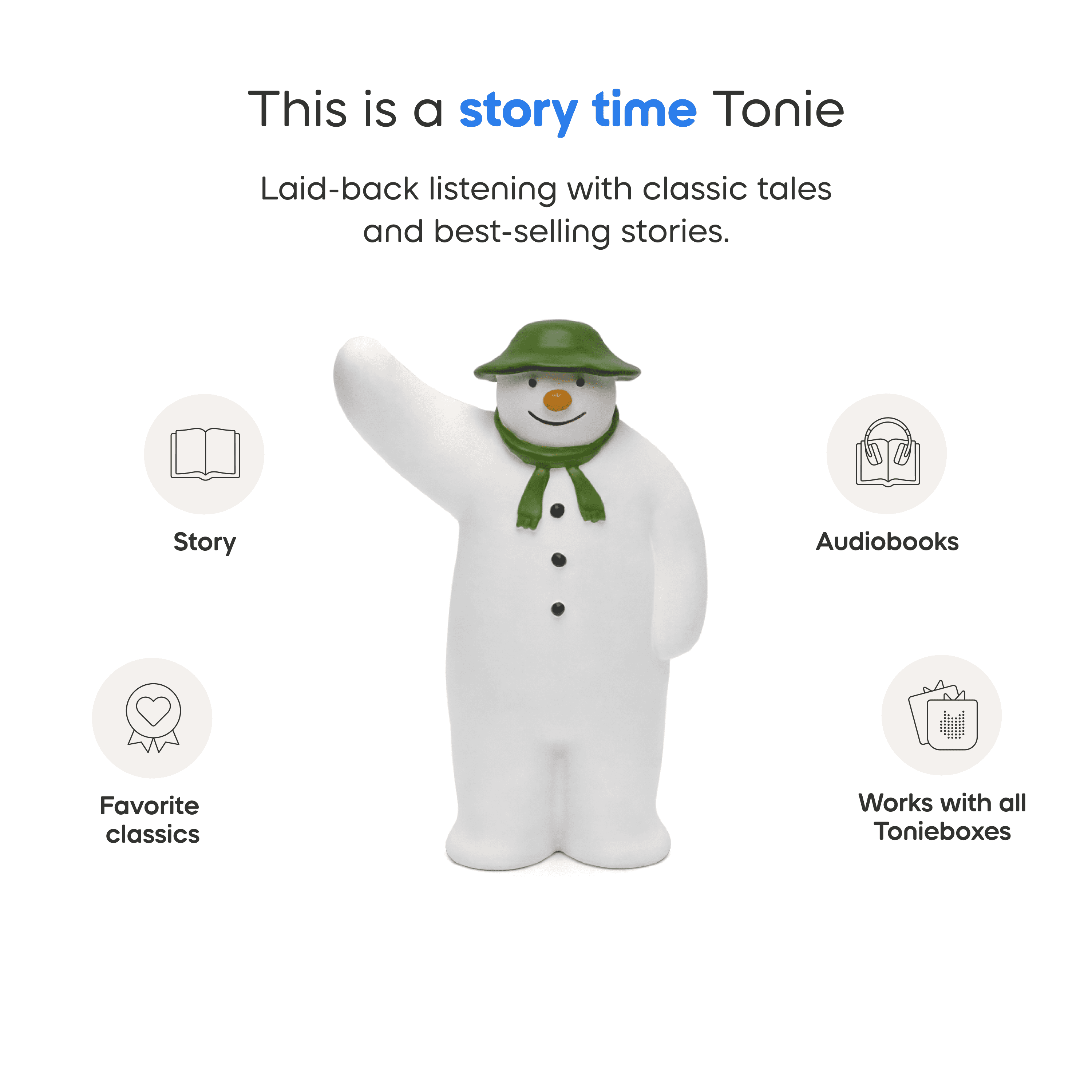 tonies The Snowman & the Snow Dog Tonie Figurine