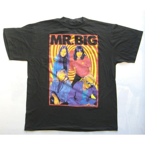 Mr. Big T Shirt 1996 Style Japan Concert Shirt Black Unisex S-5XL 1B0292