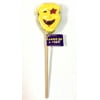 Comedy / Tragedy Mask Mardi Gras Party Decoration Candle on a Stick