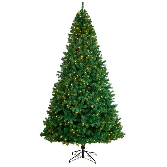 Nearly Natural Northern Tip Artificial Christmas Tree with 1000 Clear LED Lights