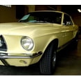 thumbnail image 2 of Yellow Mustang Wall Mural by Wallmonkeys Peel and Stick Graphic (24 in W x 21 in H) WM359120, 2 of 4