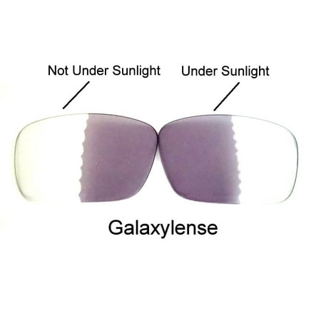 Galaxy Replacement Lenses for Oakley Fuel Cell Photochromic Transition Change To Darker Grey ColorĀ