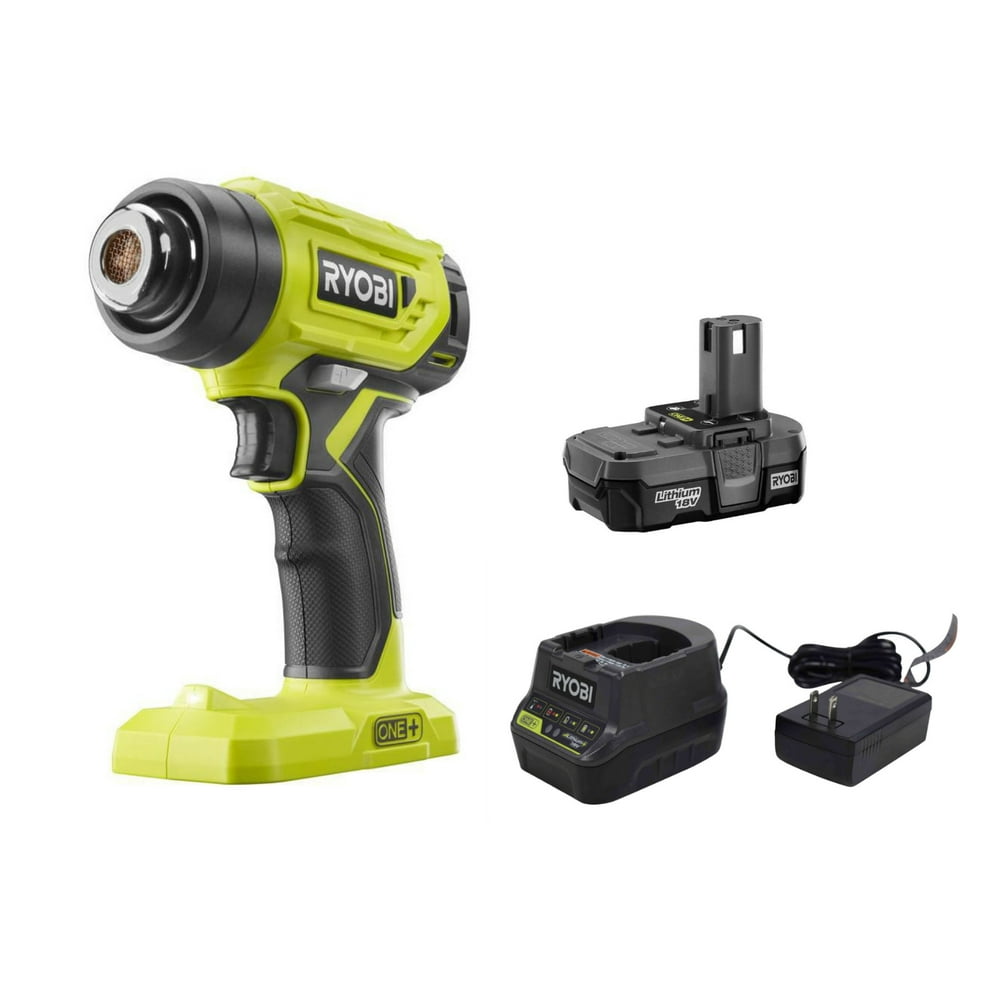 Ryobi 18V ONE+ Cordless Heat Gun Kit (Includes P3150 Heat Gun, P102