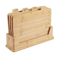 thumbnail image 3 of 4 tablas de cortar de madera con soporte, tabla de cortar para el hogar, tabla de cortar para cocina al aire libre, bloque de cortar de madera para, 3 of 9