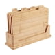 thumbnail image 3 of 4 tablas de cortar de madera con soporte, tabla de cortar para el hogar, tabla de cortar para cocina al aire libre, bloque de cortar de madera para, 3 of 9