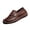 Brown, variant on Willtoo Loafers for Women Comfortable Business Casual Shoes Womens Dressy Slip On Office Work Flats Shoes