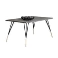 thumbnail image 4 of Sunpan Midori 59" Rectangular Modern Metal and Concrete Dining Table in Gray, 4 of 4