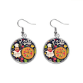 thumbnail image 1 of Cook Pizza Italy Tomato Foods Ear Dangle Silver Drop Earring Jewelry Woman, 1 of 3