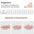 thumbnail image 5 of LongBay Women's Diabetic Adjustable Slippers Comfy Cozy Furry Memory Foam House Shoes for Arthritis Edema., 5 of 7