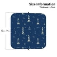 thumbnail image 3 of Bingfone Vintage Lighthouses and Anchors Leather Drinks Coasters with Set of 6,Suitable for Home Kitchen,Coffee Cup Coasters Home Gift, 3 of 9