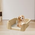 thumbnail image 1 of Runquan Dog Toilet Anti Splashing Portable Litter Box for Small Animals Bunny Rabbit coffee, 1 of 8